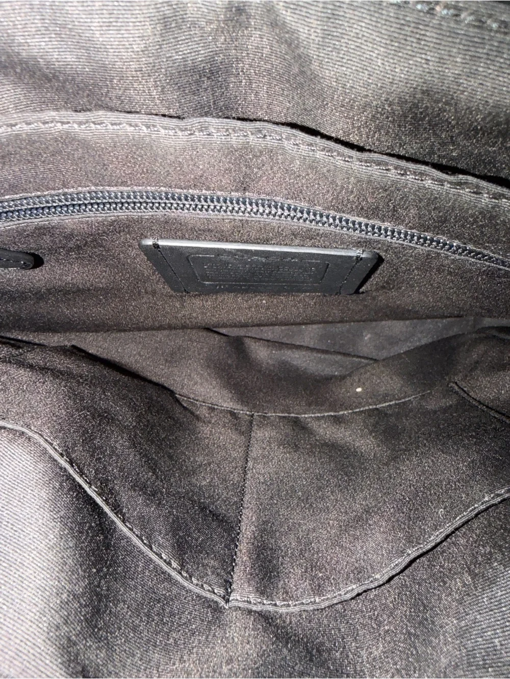 Coach Black Houston Map Signature Canvas Messenger Bag